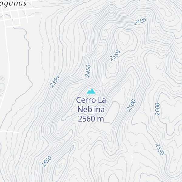 Map of Cerro La Neblina