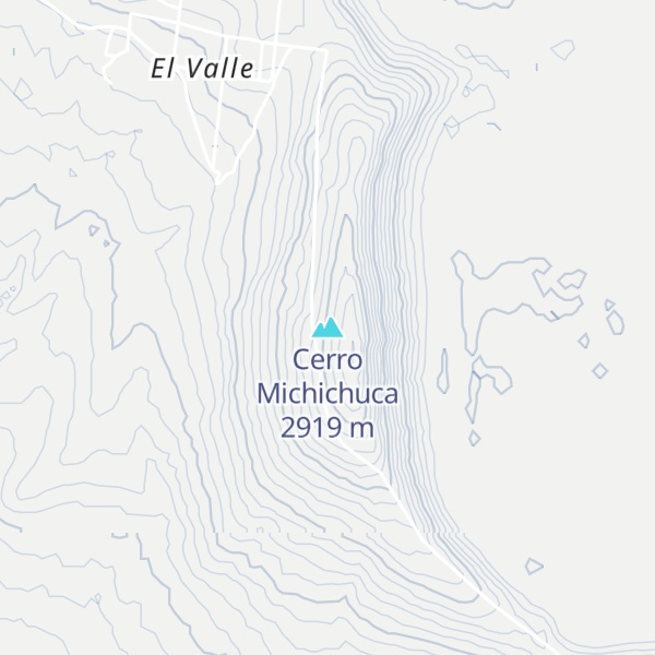 Map of Cerro Michichuca