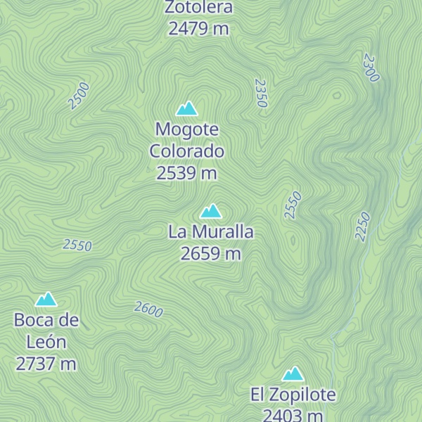 Map of La Muralla