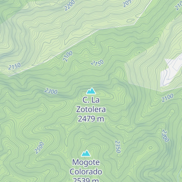 Map of C. La Zotolera