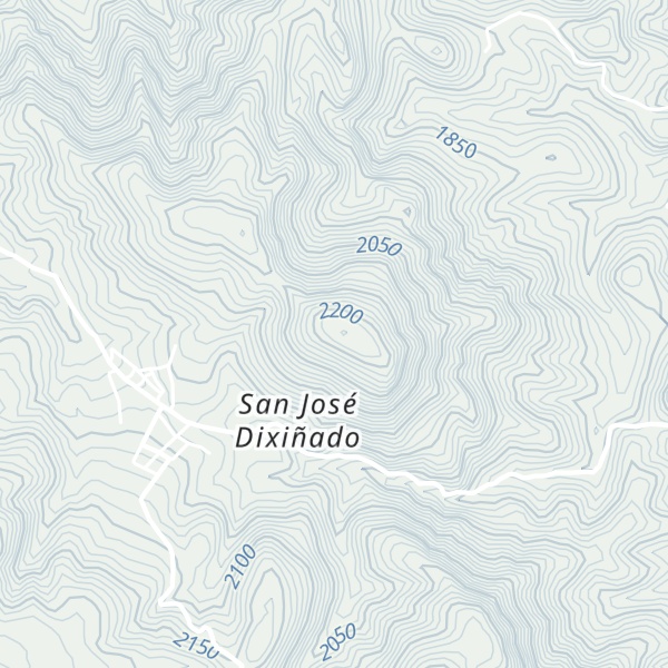 Map of Cerro Tabache