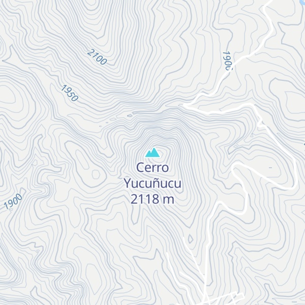Map of Cerro Yucuñucu