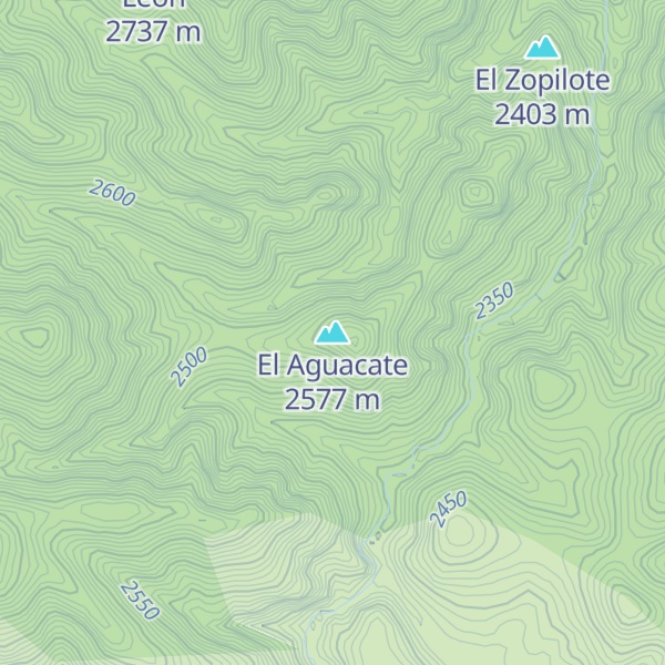 Map of El Aguacate