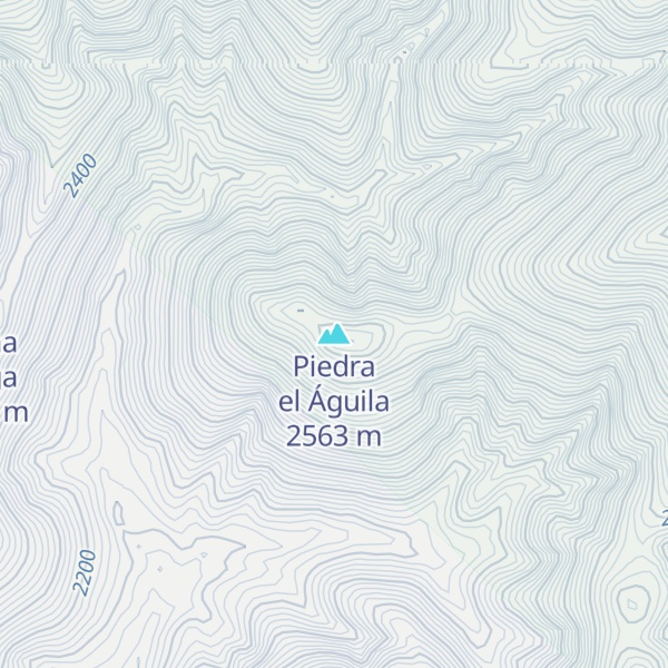 Map of Piedra el Águila