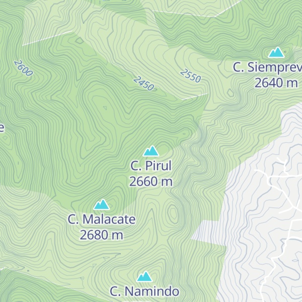Map of C. Pirul