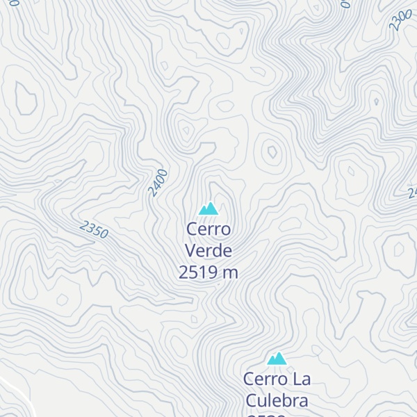 Map of Cerro Verde
