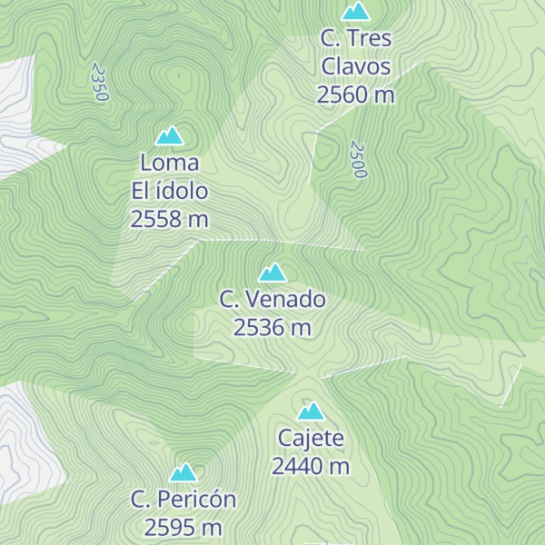 Map of C. Venado