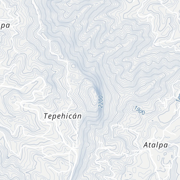 Map of Cerro Cabezón