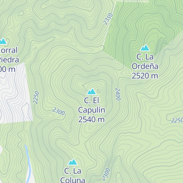 Map of C. El Capulín