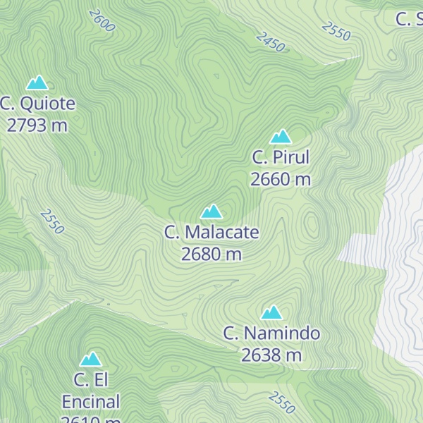 Map of C. Malacate