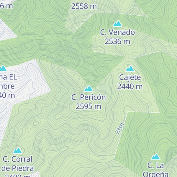 Map of C. Pericón