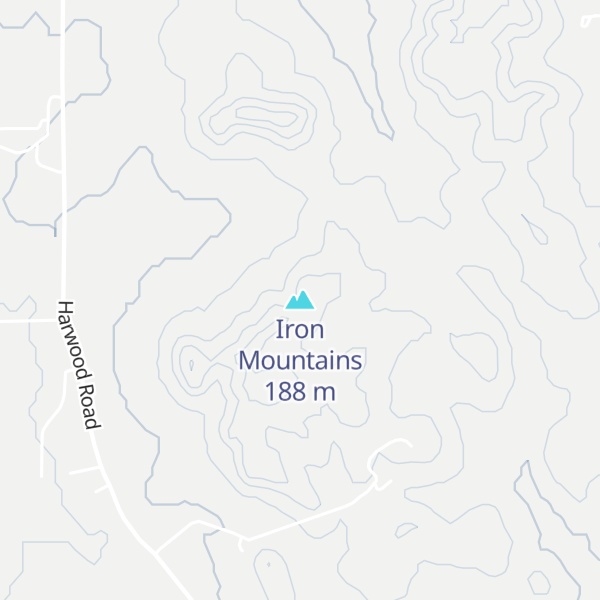 Map of Iron Mountains