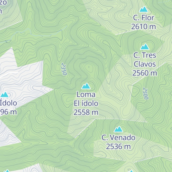 Map of Loma El ídolo