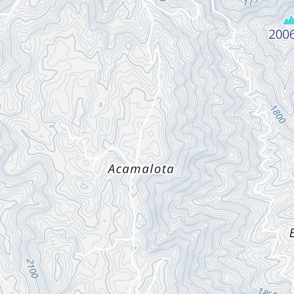 Map of Cerro Acamalota