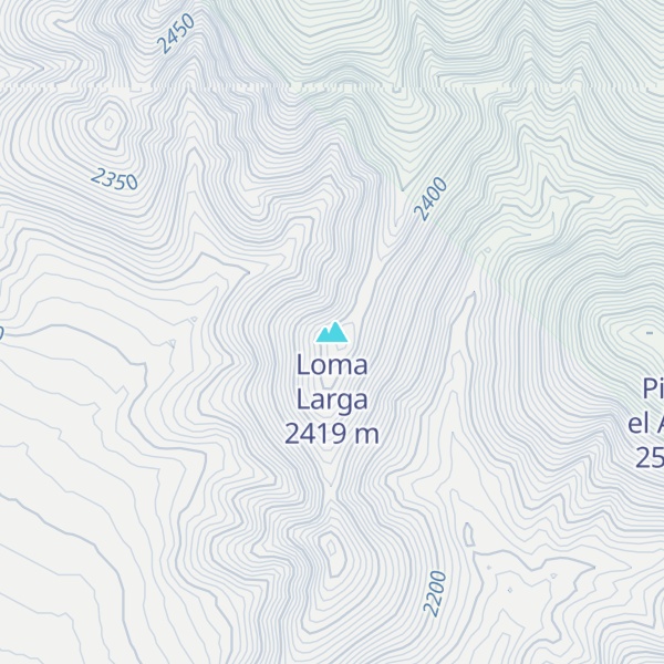 Map of Loma Larga