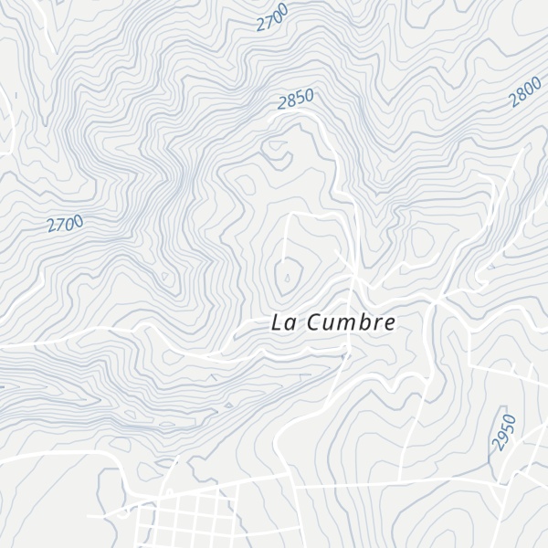 Map of Cerro El Fortin