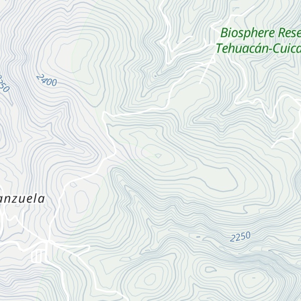 Map of Cerro Jabon