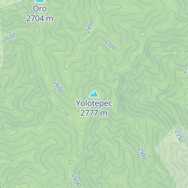 Map of Yolotepec