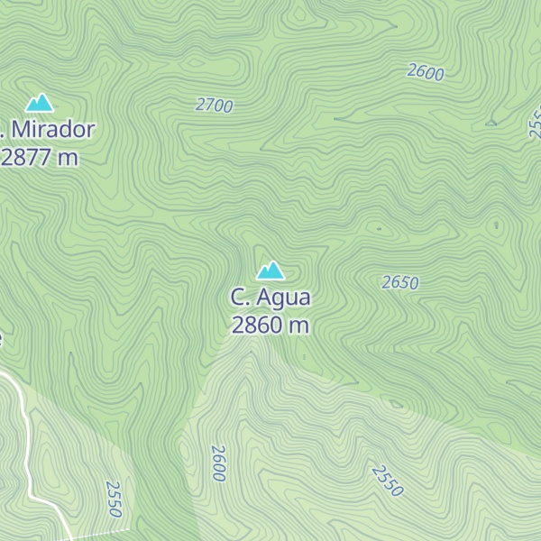 Map of C. Agua