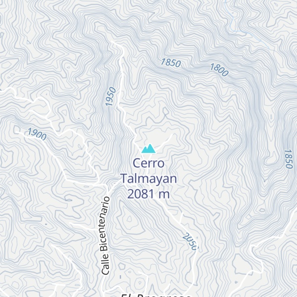 Map of Cerro Talmayan