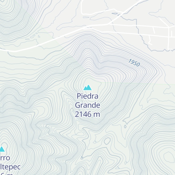 Map of Piedra Grande