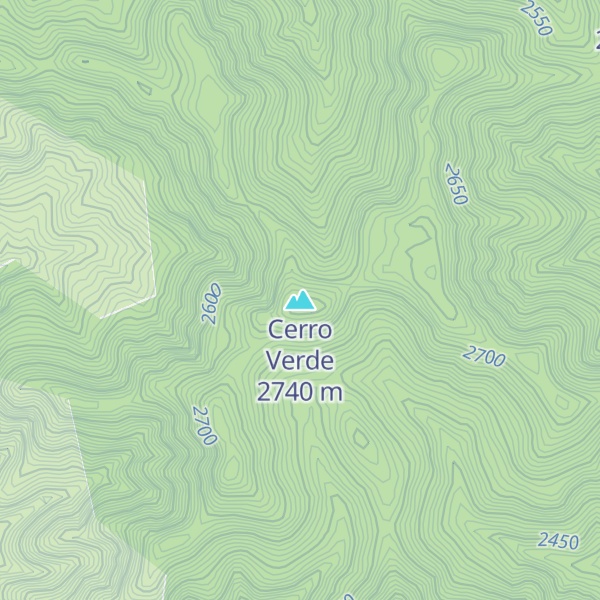 Map of Cerro Verde