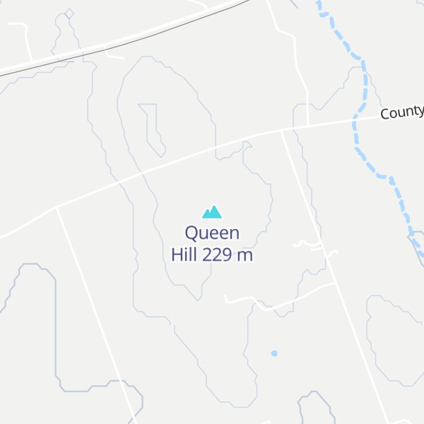 Map of Queen Hill