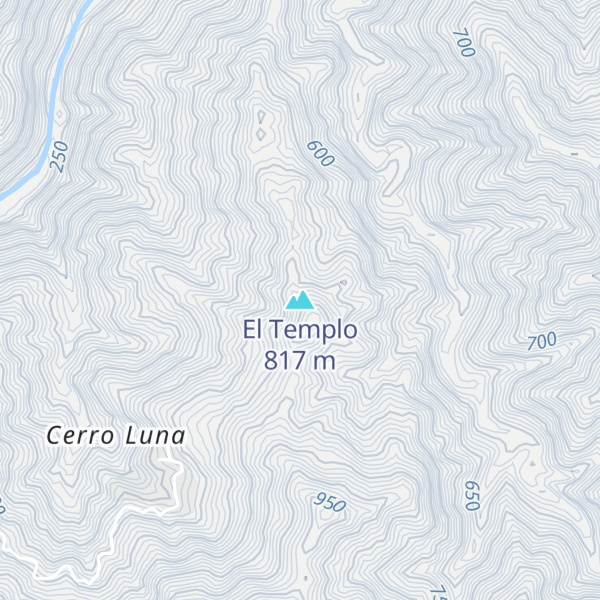 Map of El Templo