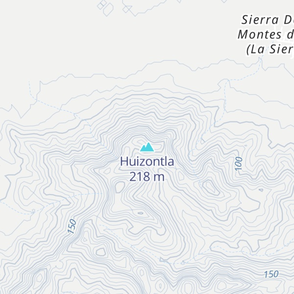 Map of Huizontla