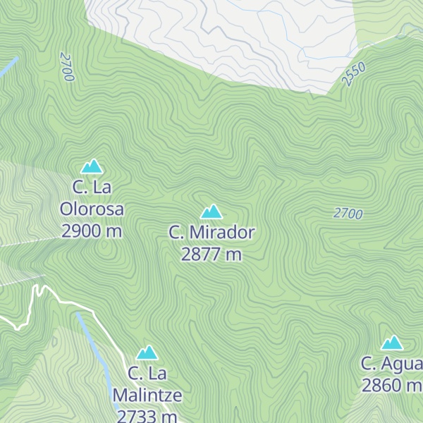 Map of C. Mirador