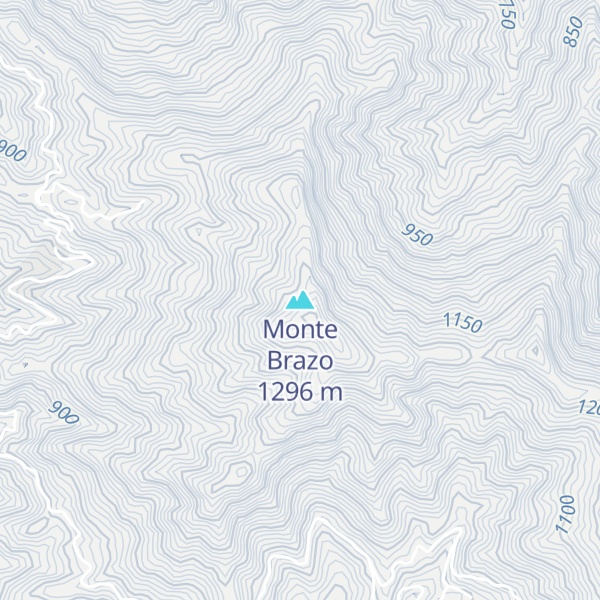 Map of Monte Brazo