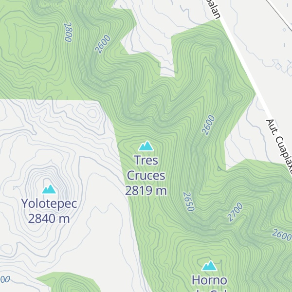 Map of Tres Cruces