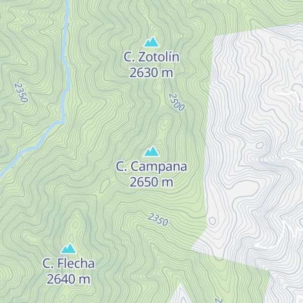 Map of C. Campana