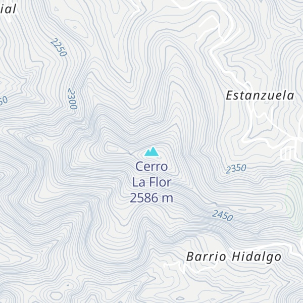 Map of Cerro La Flor