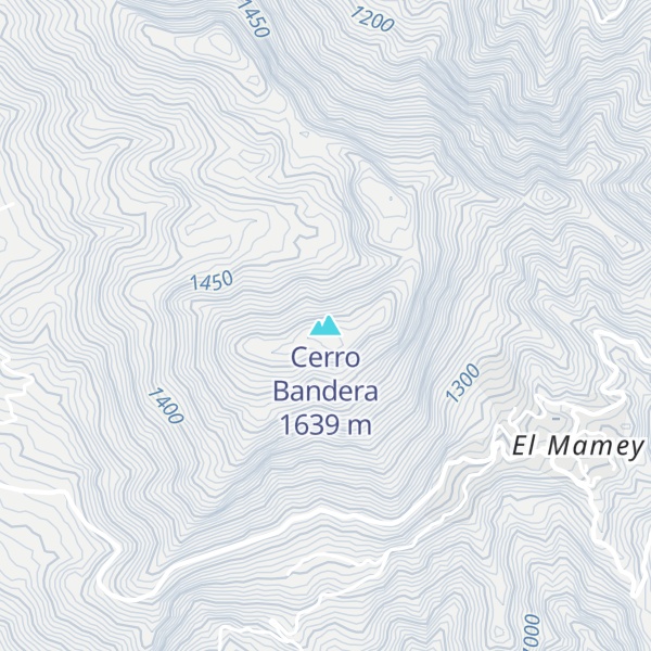 Map of Cerro Bandera