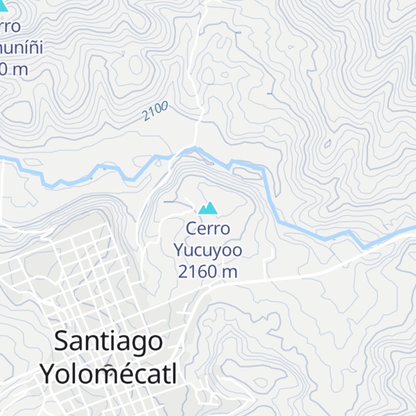 Map of Cerro Yucuyoo