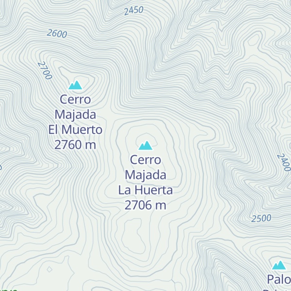 Map of Cerro Majada La Huerta