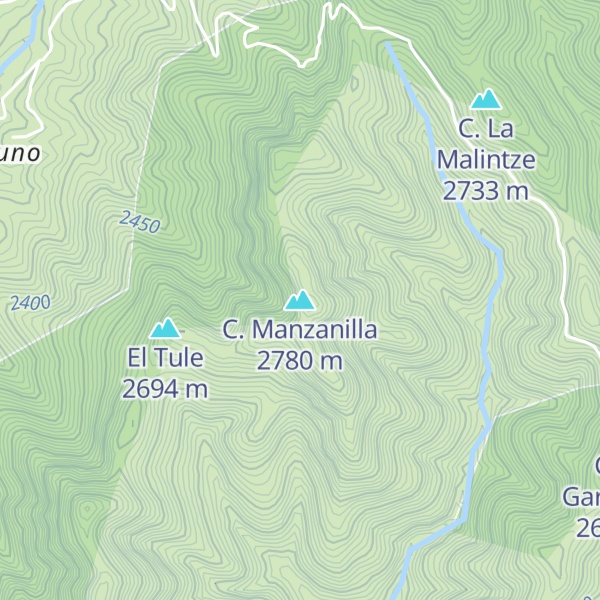Map of C. Manzanilla