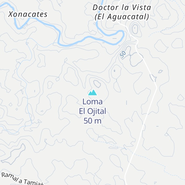 Map of Loma El Ojital