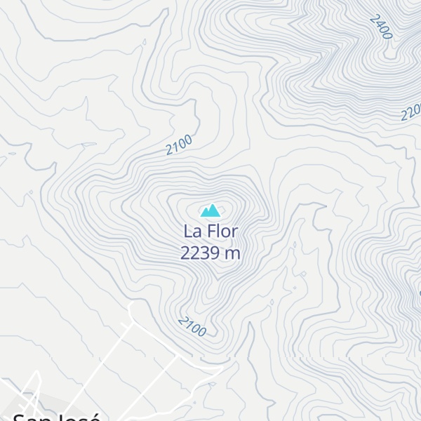 Map of La Flor