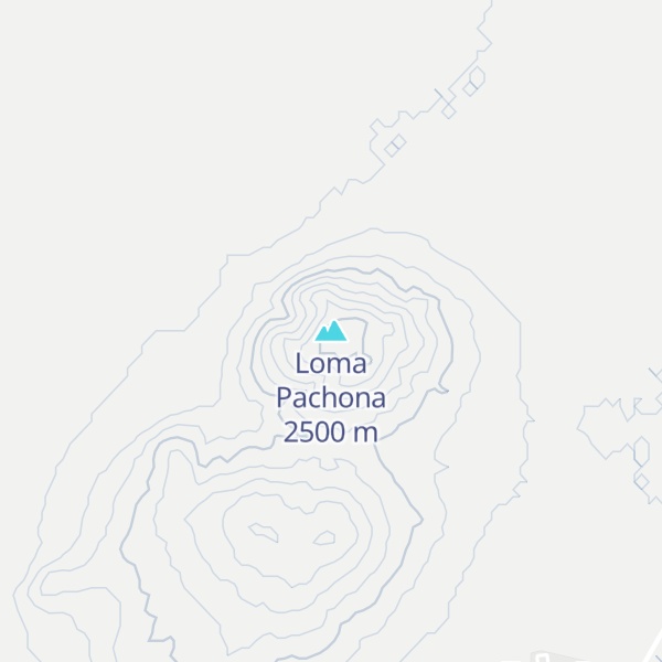 Map of Loma Pachona