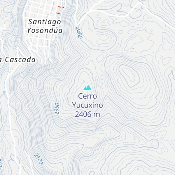 Map of Cerro Yucuxino