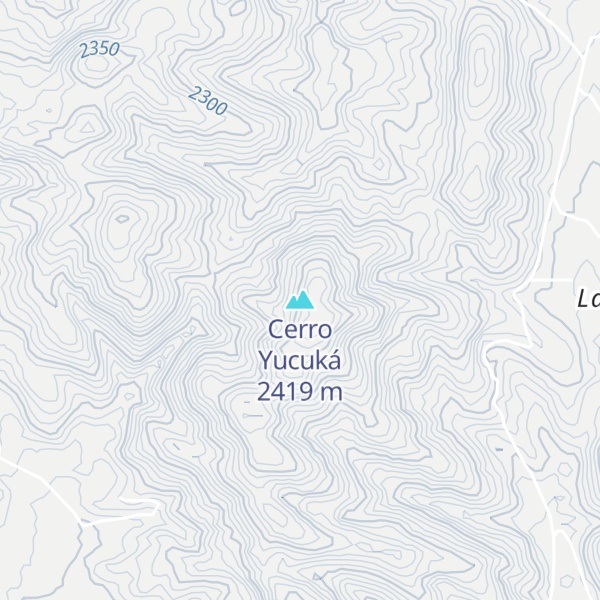 Map of Cerro Yucuká
