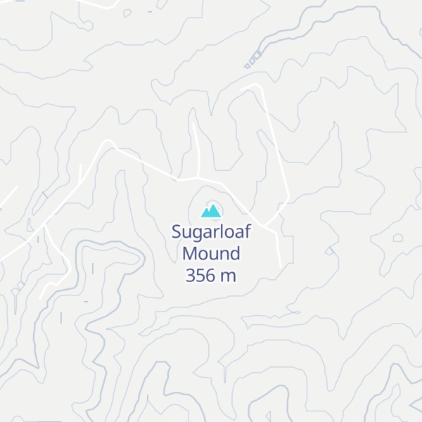Map of Sugarloaf Mound