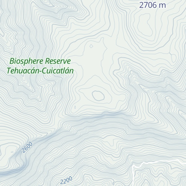 Map of Cerro Majada Toponchiche