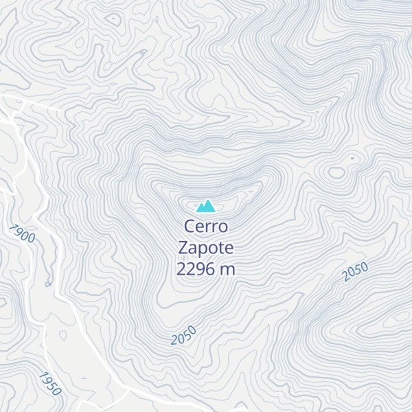 Map of Cerro Zapote