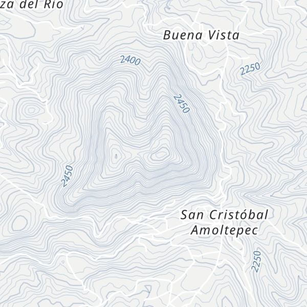 Map of Cerro Yucunuchi