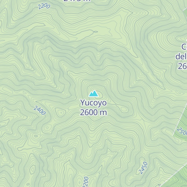 Map of Yucoyo