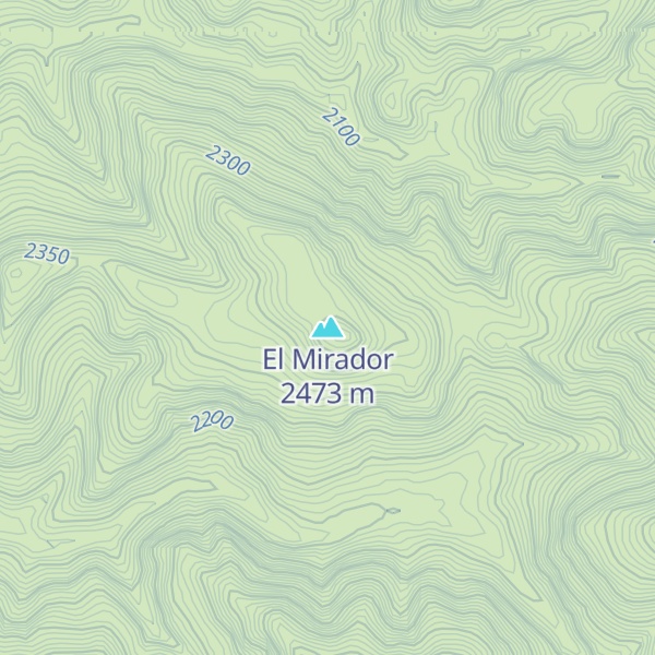 Map of El Mirador