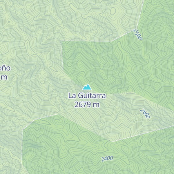 Map of La Guitarra